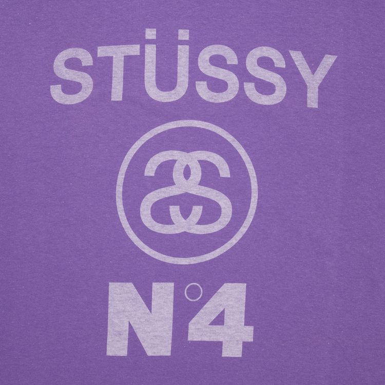 Stussy No4 Tee Purple