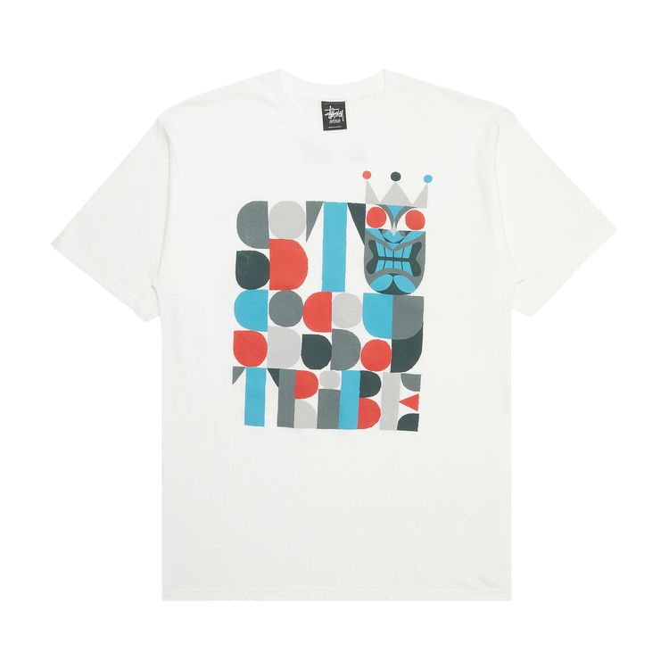 Stussy Tiki Tribe Tee White