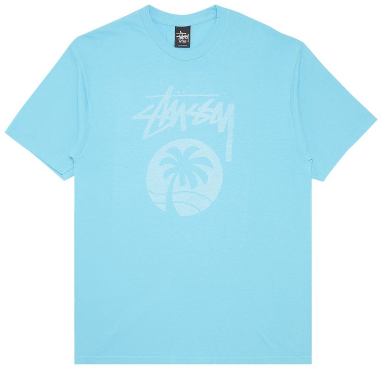 Stussy Stock Tone Tree Tee Teal