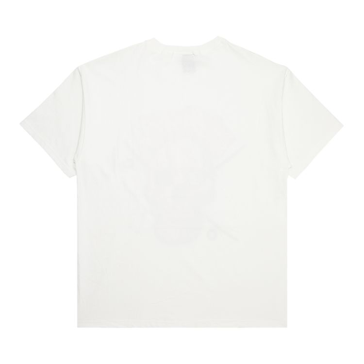 Stussy Gear Fresh And Death Skull Tee White