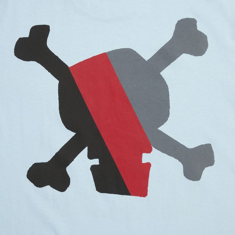 Stussy Gear World Tribe Skull Tee Light Blue