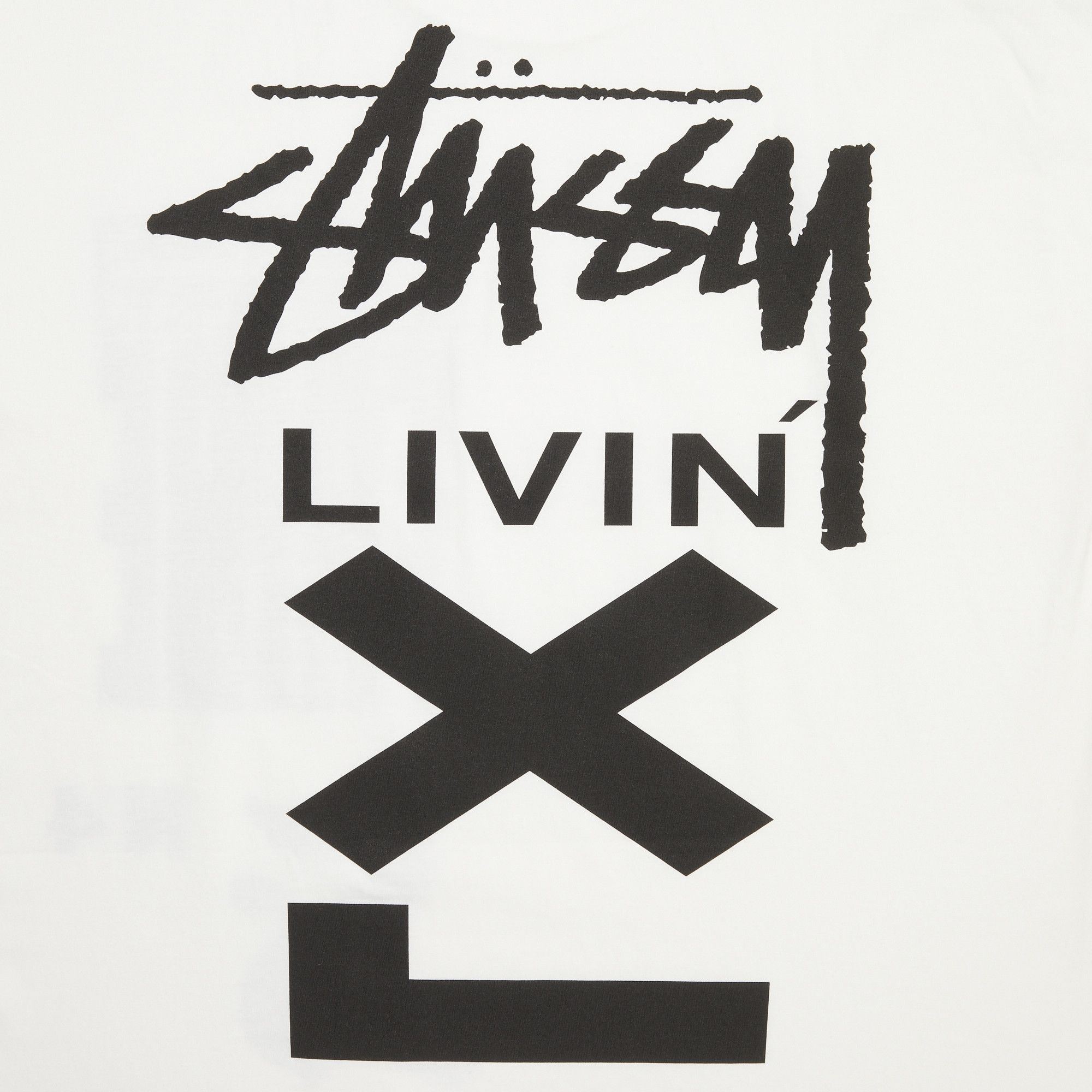 Buy Stussy Tribe Stack Tee 'White' - 1903322 WHIT | GOAT