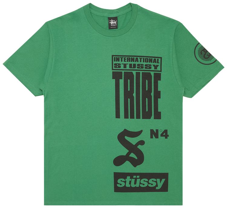 Stussy Tribe Stack Tee New Green