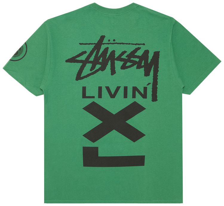 Stussy Tribe Stack Tee New Green