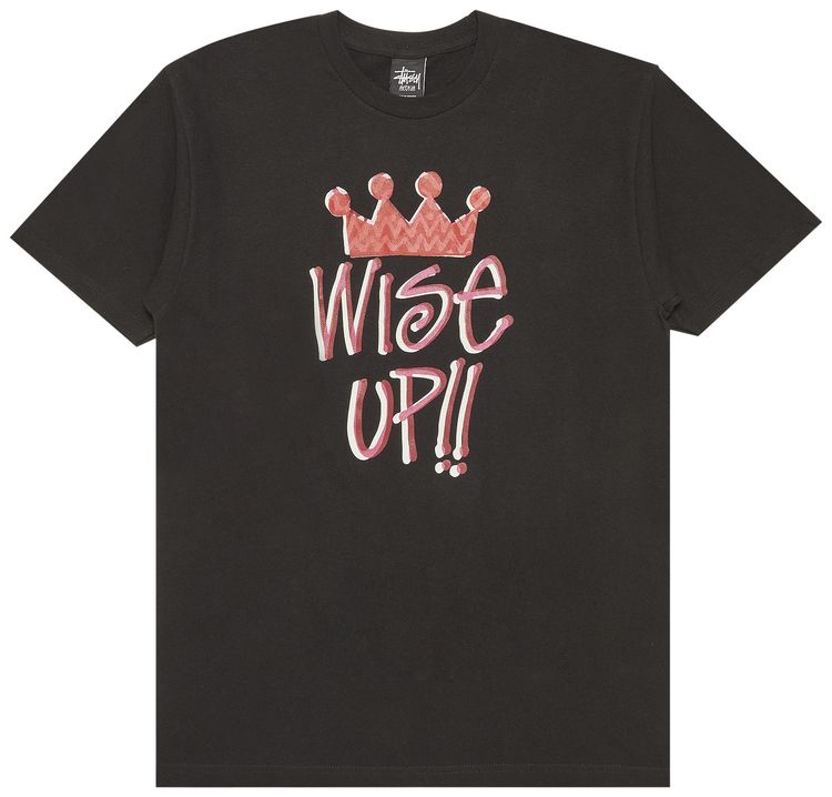 Stussy Wise Up Tee Black