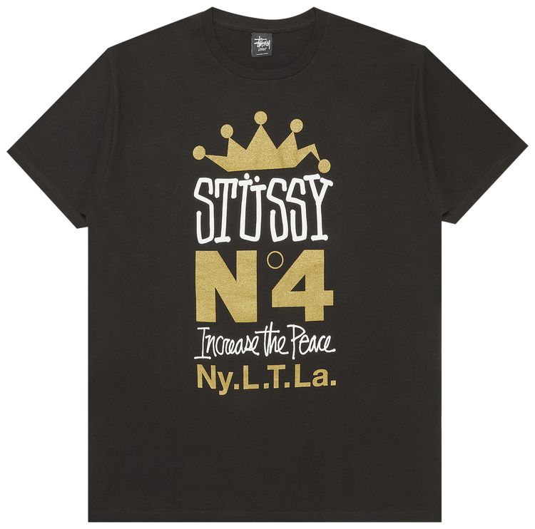 Stussy Crown Stack Tee Black