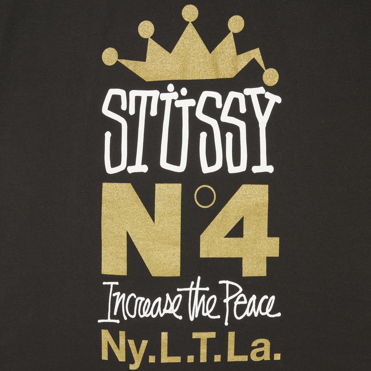 Stussy Crown Stack Tee Black