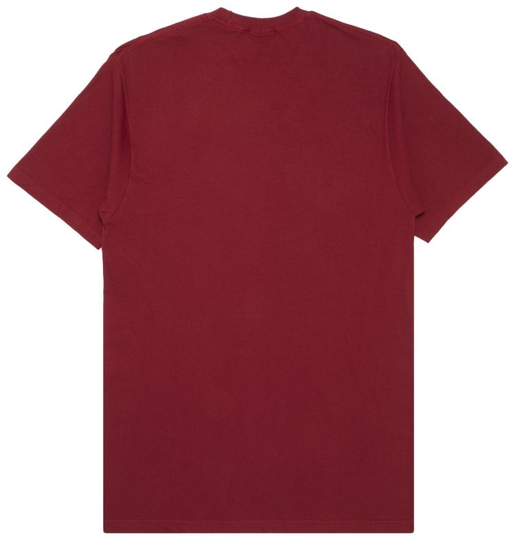 Stussy Chrome Dot Tee Dark Red