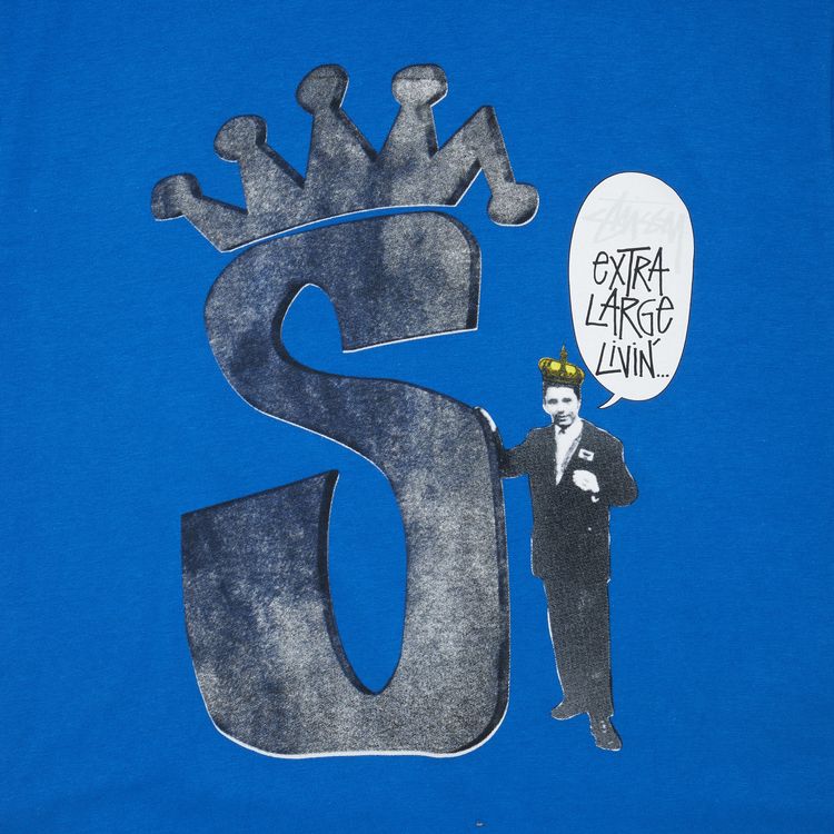 Stussy S Crown Livin Tee Blue