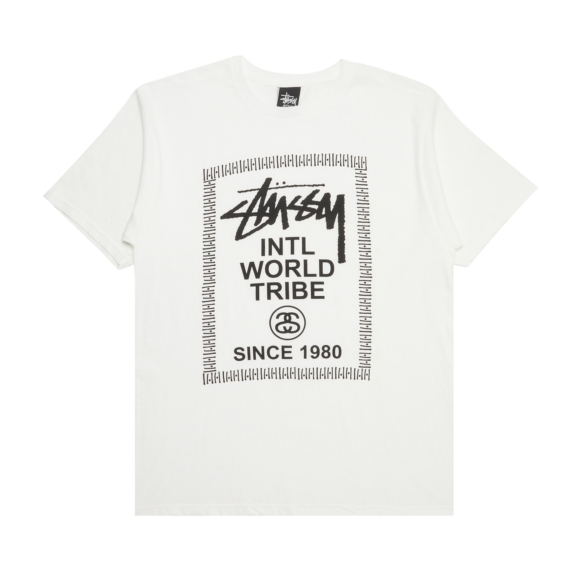Buy Stussy Intl. World Tribe Since 1980 Tee 'White' - 0535