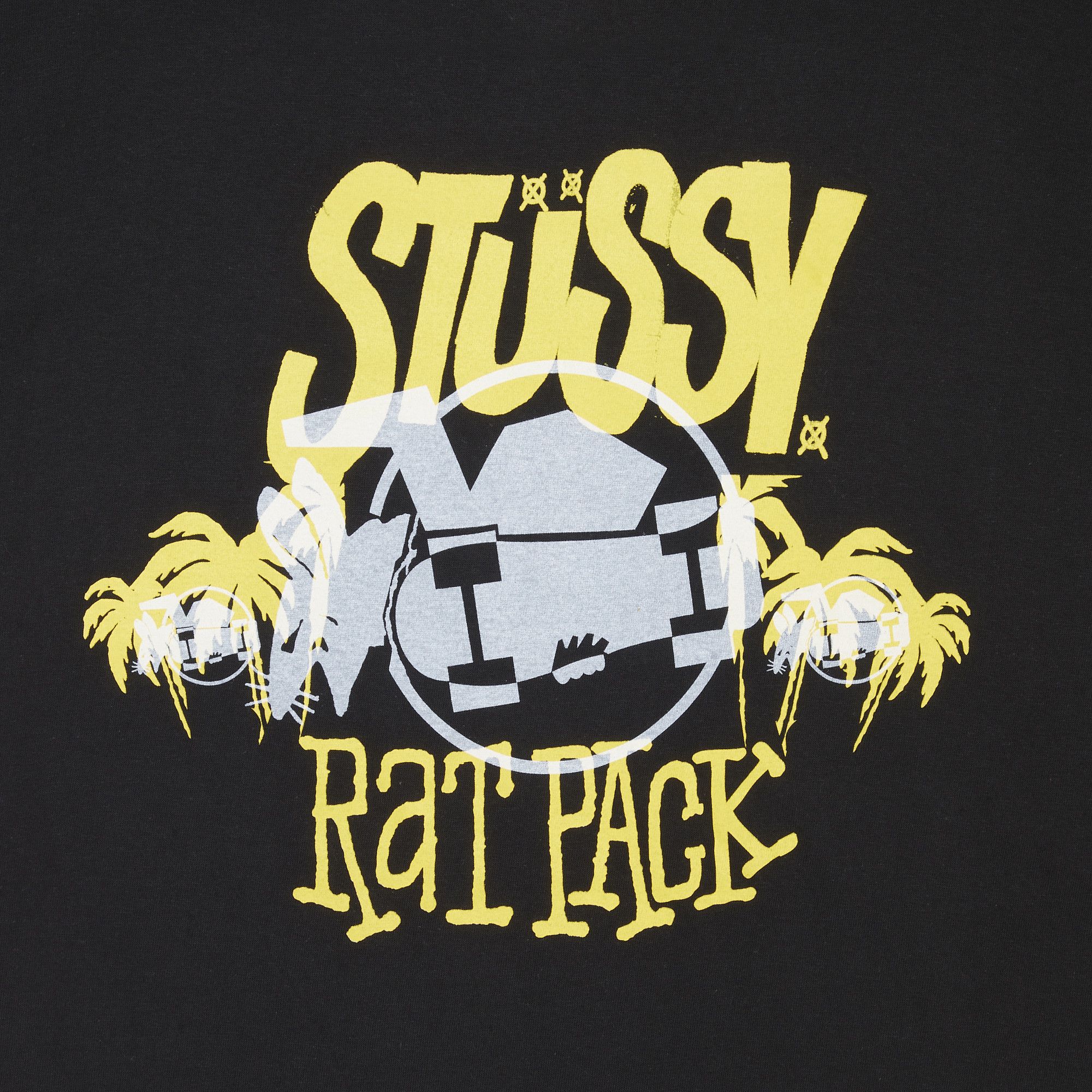 Buy Stussy Rat Pack Tee 'Black' - 0535 100000103RPT BLAC | GOAT
