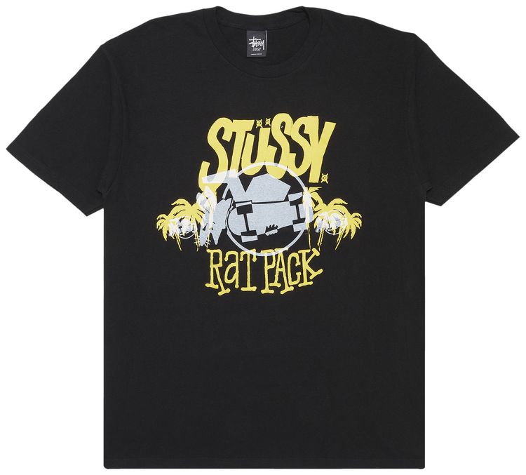 Stussy Rat Pack Tee Black