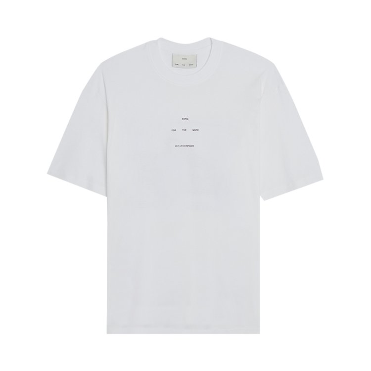 Song for the Mute Logo Oversized Tee 'White'