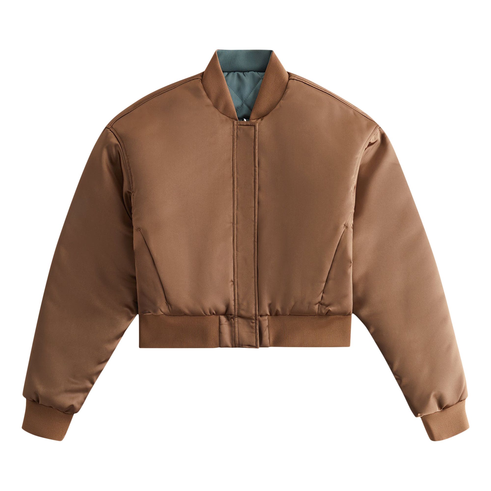 Buy Kith Women Landry Cropped Satin Bomber 'Yuma' - KHW010099 250