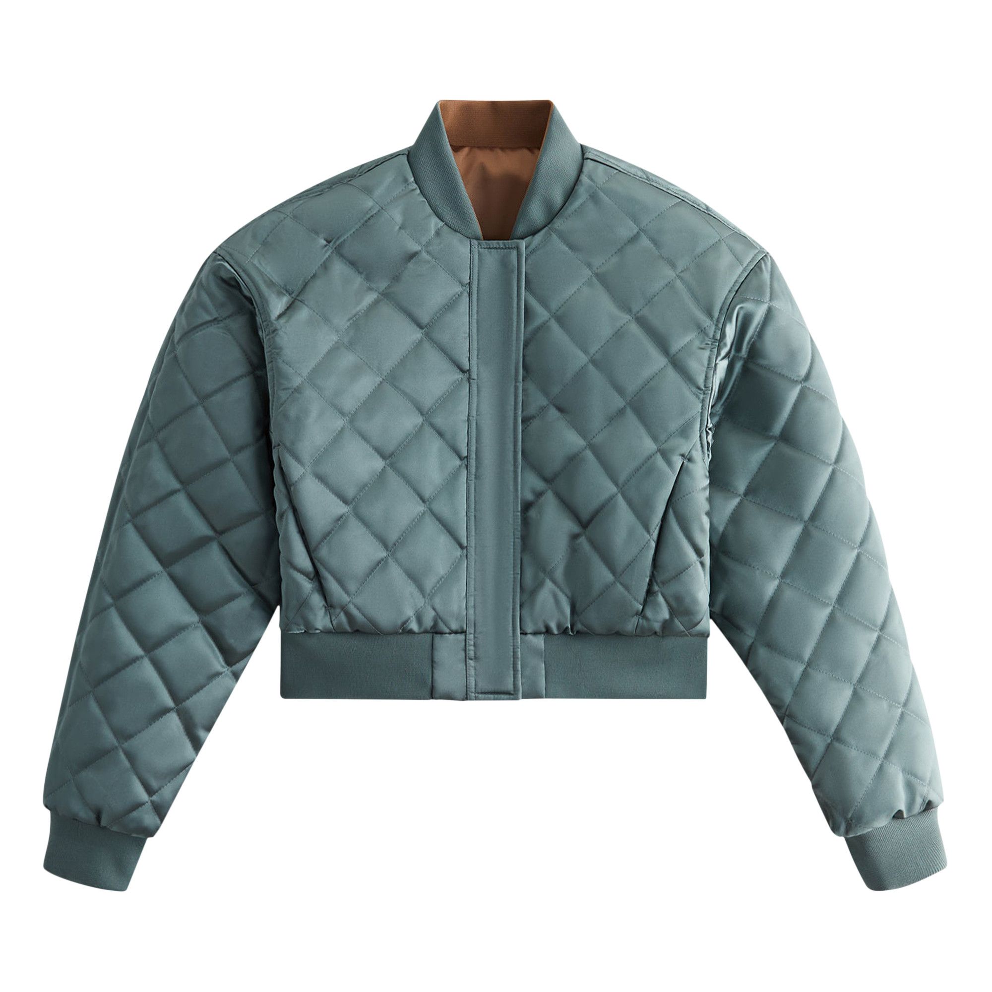 Buy Kith Women Landry Cropped Satin Bomber 'Yuma' - KHW010099 250