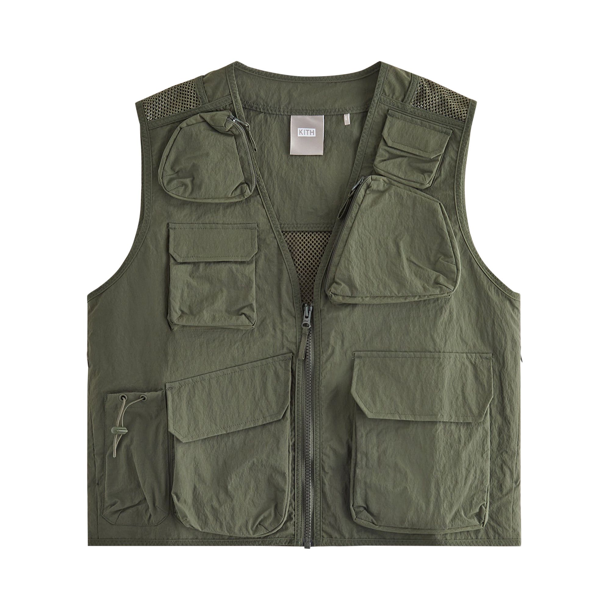 Buy Kith Women Vero Utility Vest 'Arame' - KHW010104 322 | GOAT