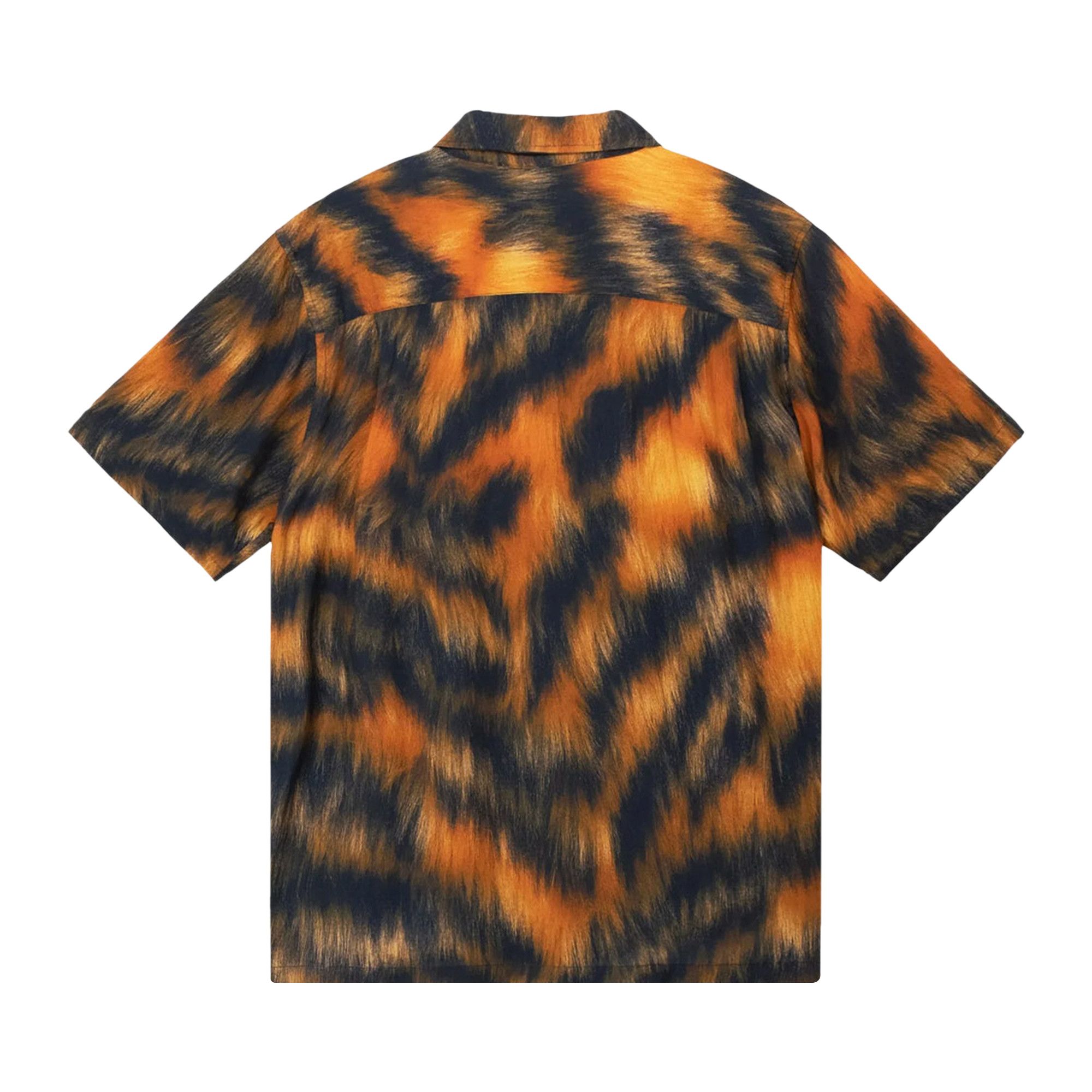 Buy Stussy Fur Print Shirt 'Tiger' - 1110282 TIGE | GOAT