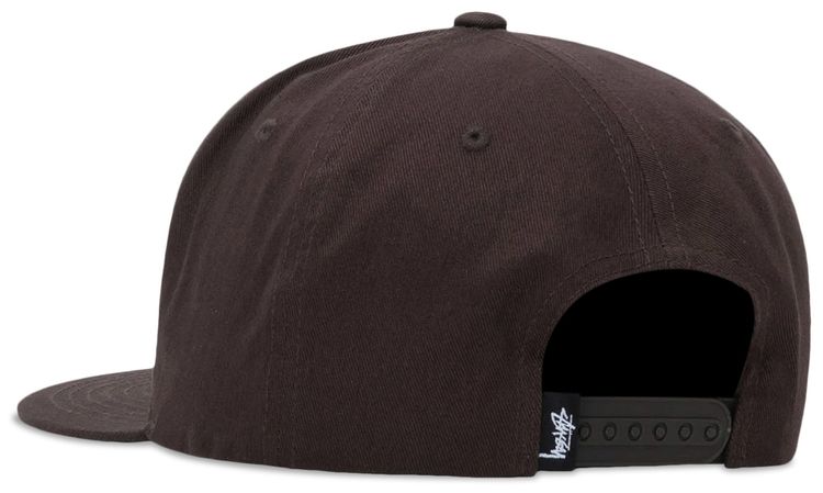 Stussy Big Stock Point Crown Cap Brown