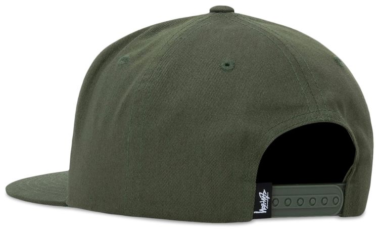 Stussy Big Stock Point Crown Cap Light Olive