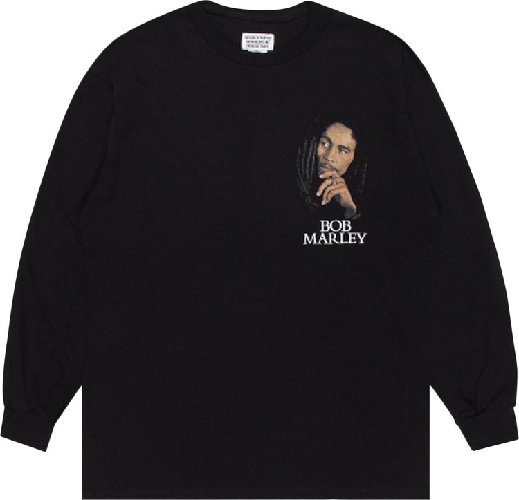 Wacko Maria x Bob Marley Crewneck Long-Sleeve T-Shirt 'Black'