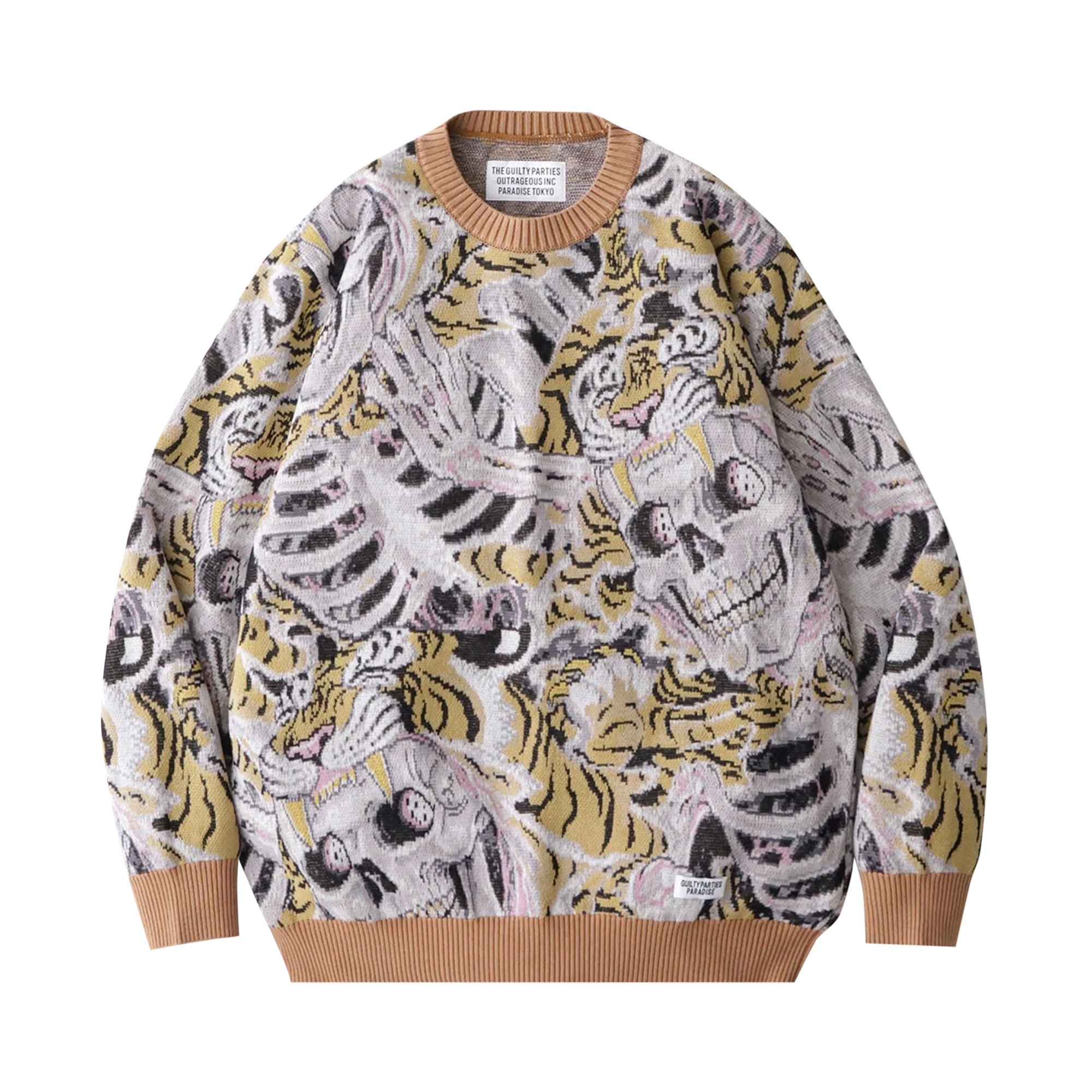 Buy Wacko Maria x Tim Lehi Jacquard Sweater (Type-2) 'Yellow
