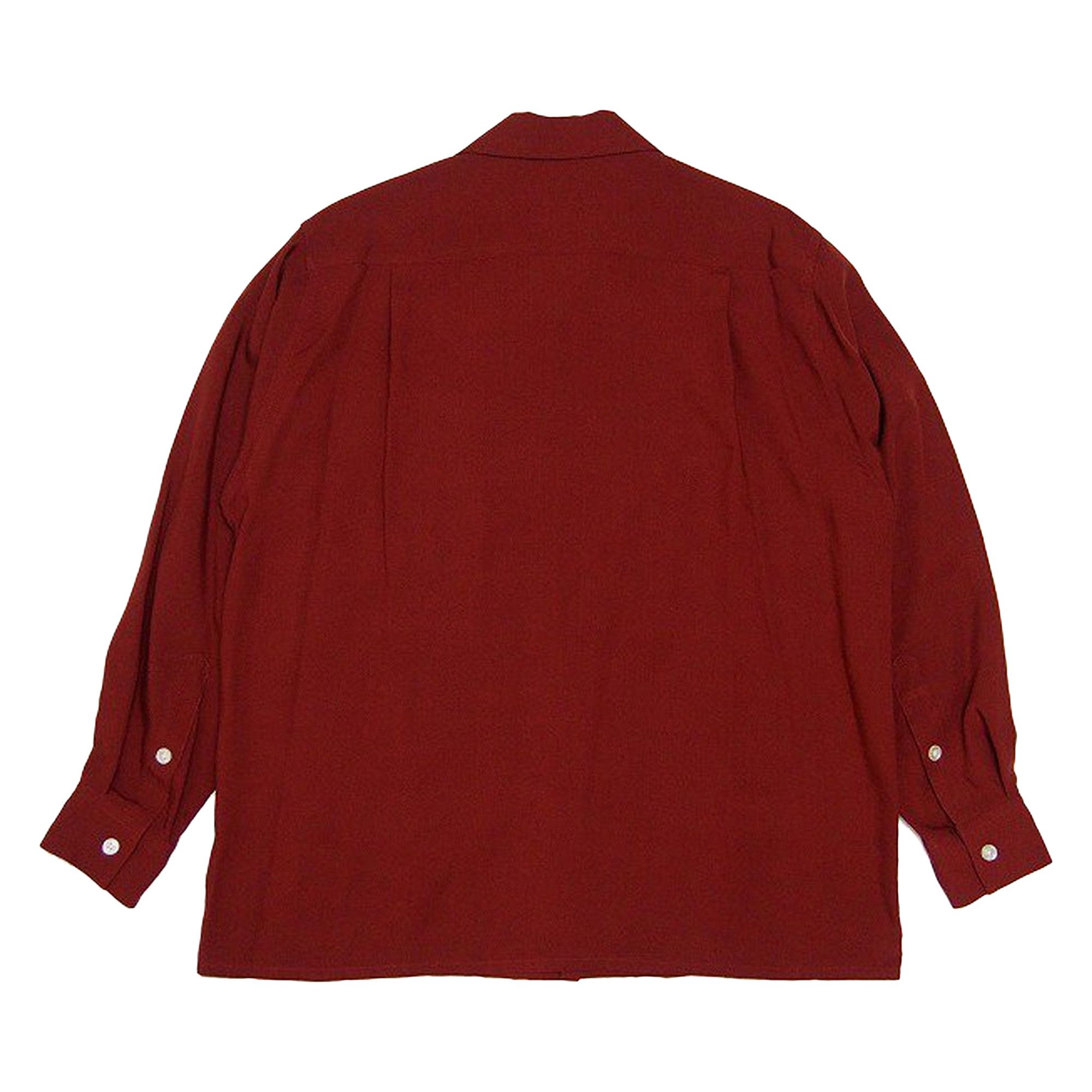 Buy Wacko Maria Two Tone 50's Shirt (Type-4) 'Dark Red' - 22FW WMS
