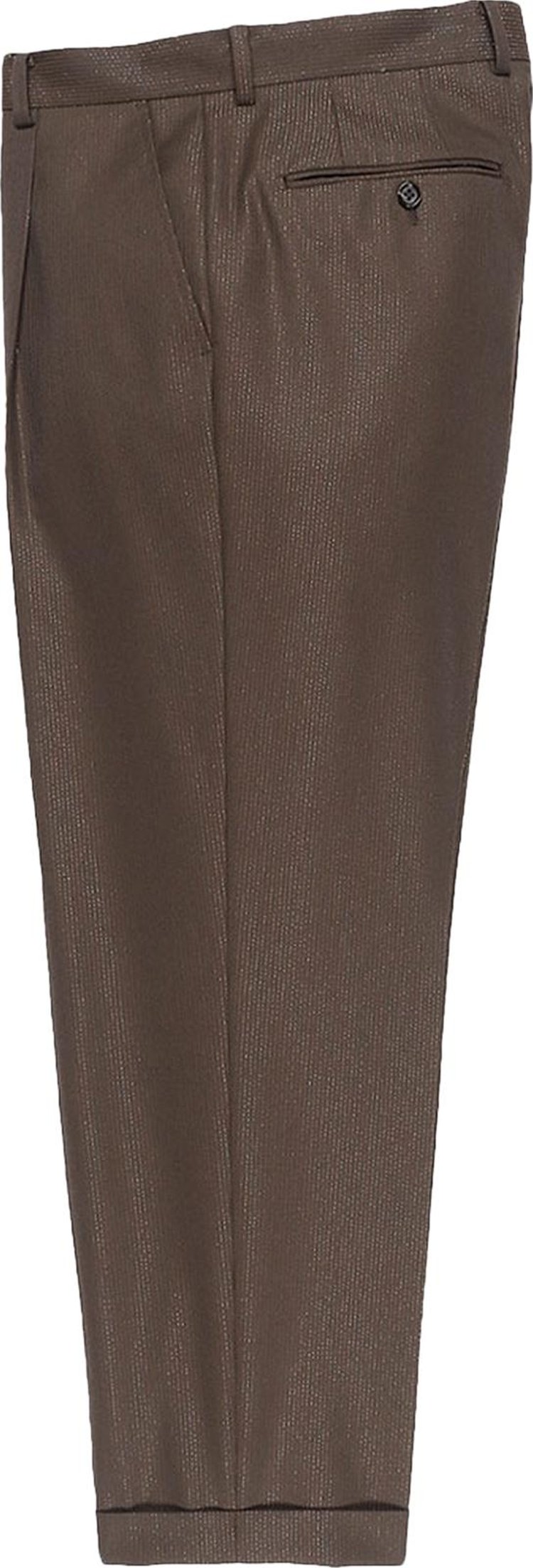 Wacko Maria Pleated Pants (Type-2) 'Brown'