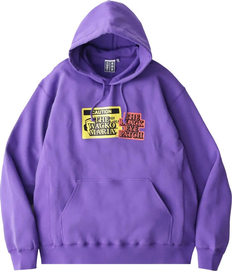 Wacko Maria x BlackEyePatch Pullover Hooded Sweatshirt 'Purple'