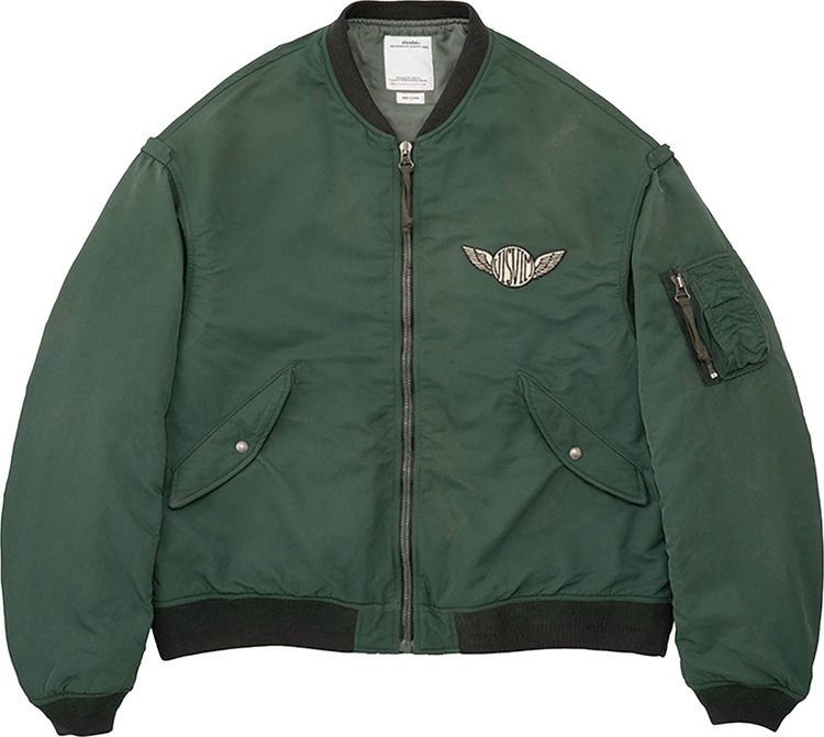 Buy Visvim Thorson Marque Jacket 'Green' - 123105013028 GREE | GOAT