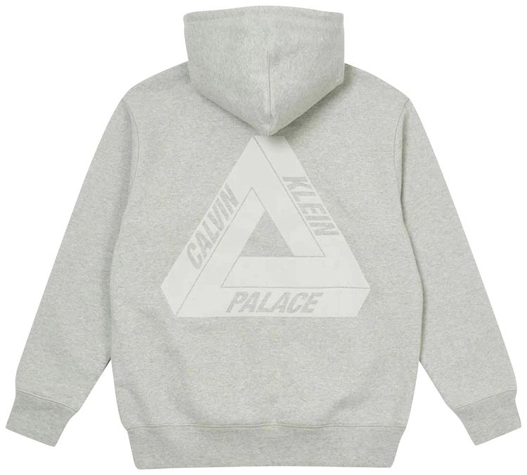 Palace x Calvin Klein Tri Ferg Hood Light Grey Marl