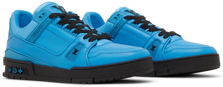Louis Vuitton Trainer Low Black Blue