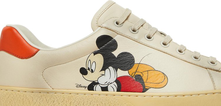 Disney x Gucci Ace Low Mickey Mouse   Ivory