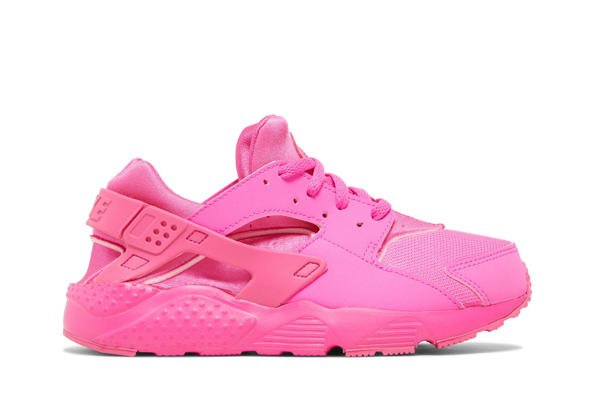 Huarache run laser fuchsia grade school girls' shoe 2025