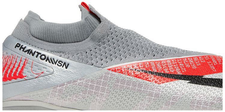 Nike Phantom Vision 2 Elite Dynamic Fit FG Metallic Grey Crimson