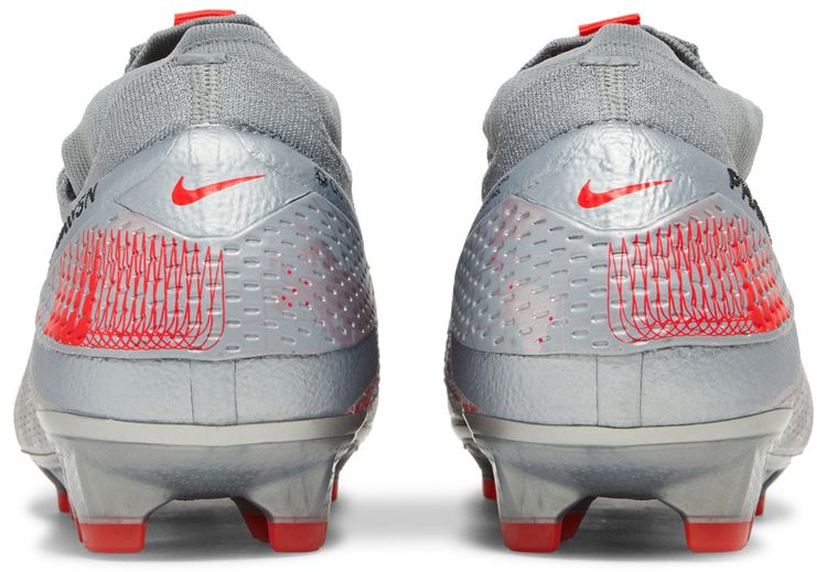 Nike Phantom Vision 2 Elite Dynamic Fit FG Metallic Grey Crimson