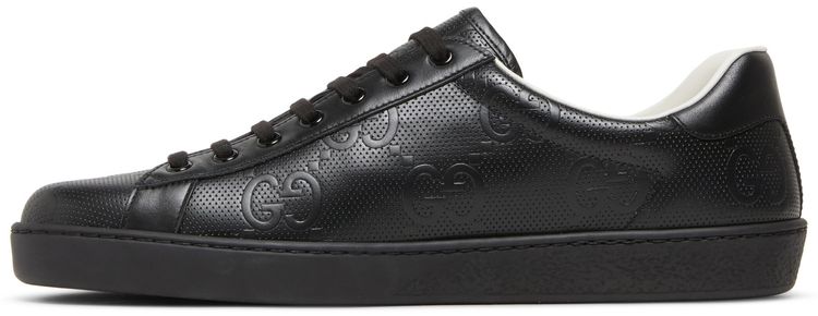 Gucci Ace GG Embossed   Black