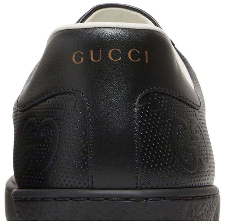 Gucci Ace GG Embossed   Black
