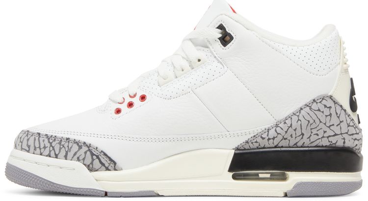 Air Jordan 3 Retro GS White Cement Reimagined
