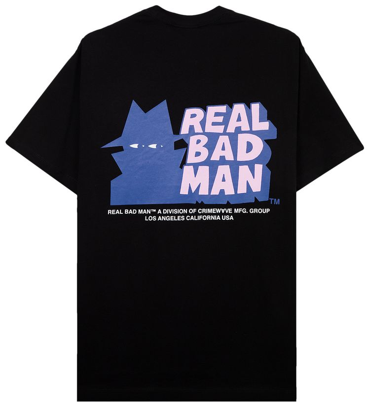 Real Bad Man Classic Watch Tee Black