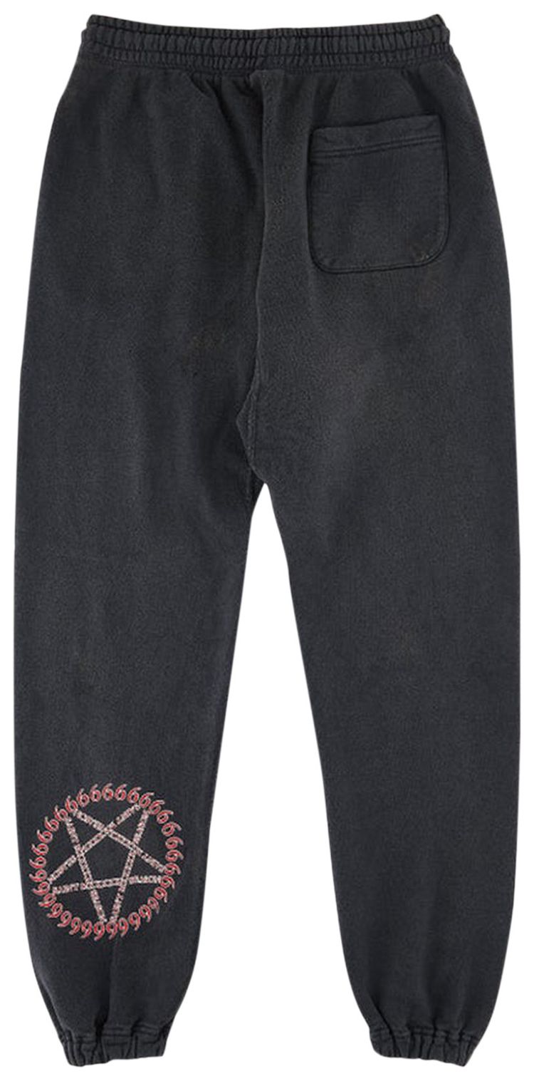 SAINT Mxxxxxx Eyeball Sweatpants Black