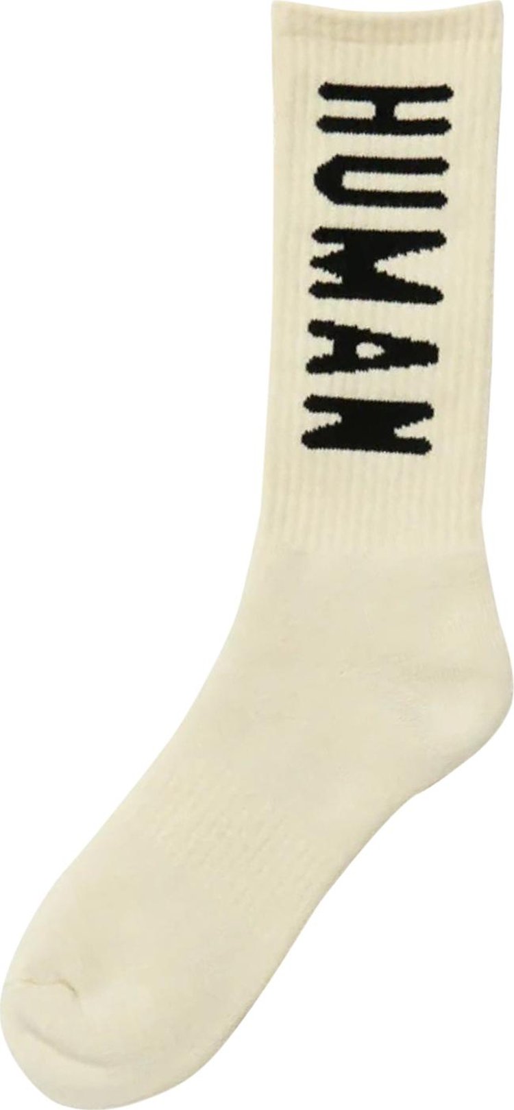 Human Made HM Logo Socks 'White'