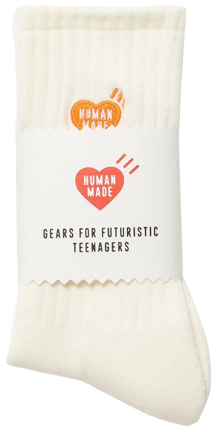 Human Made Pile Socks White