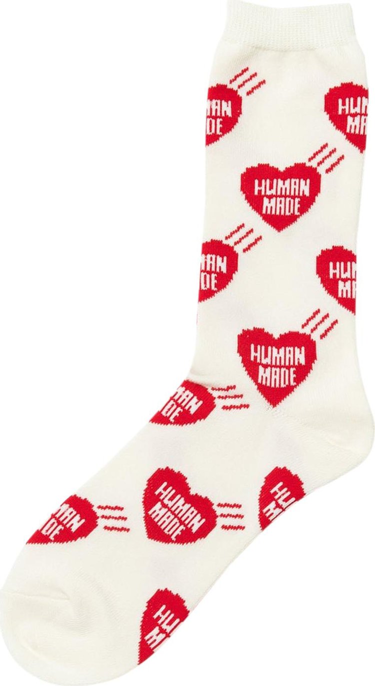 Human Made Heart Socks 'Red'