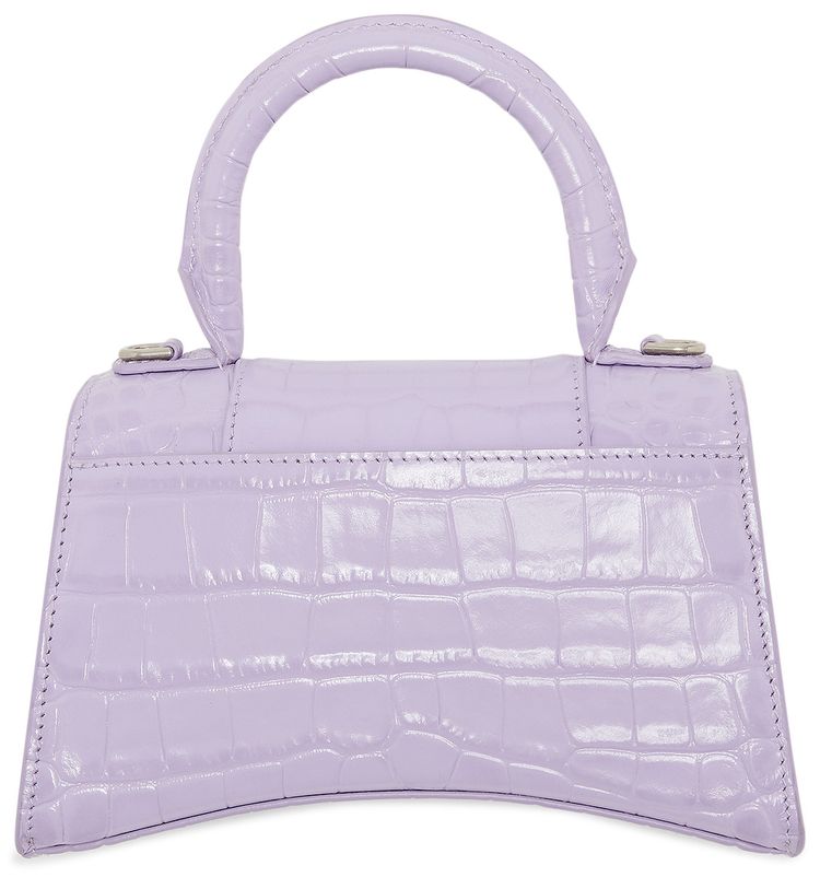 Balenciaga XS Hourglass Top Handle Bag Lilac