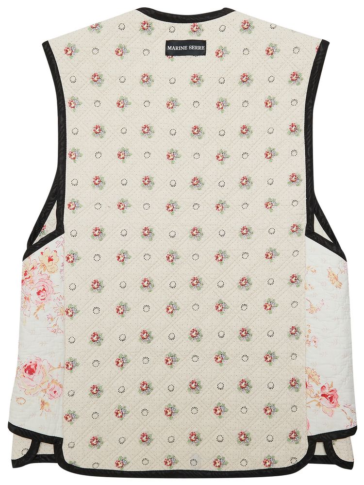 Marine Serre Boutis Armor Vest WhiteMulticolor