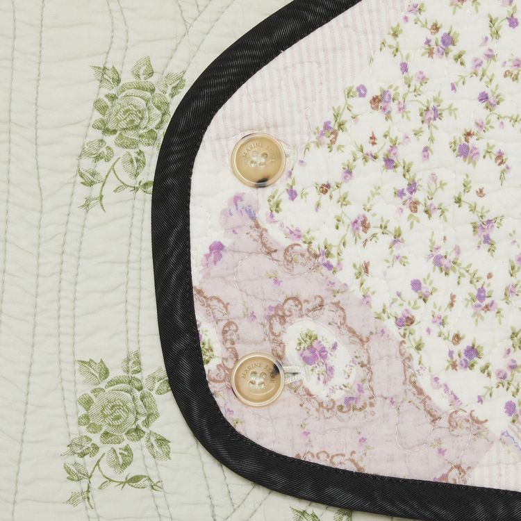 Marine Serre Boutis Armor Vest WhiteGreen