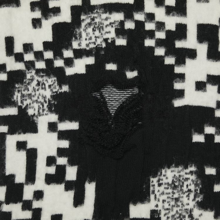 JW Anderson QR Code Jumper WhiteBlack