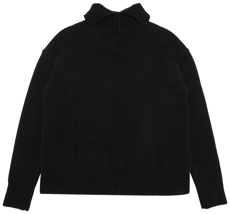 Jil Sander Basic Sweater Black