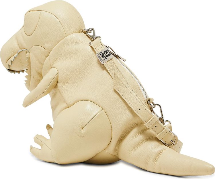 Maison Mihara Yasuhiro T Rex Cow Leather Bag Beige