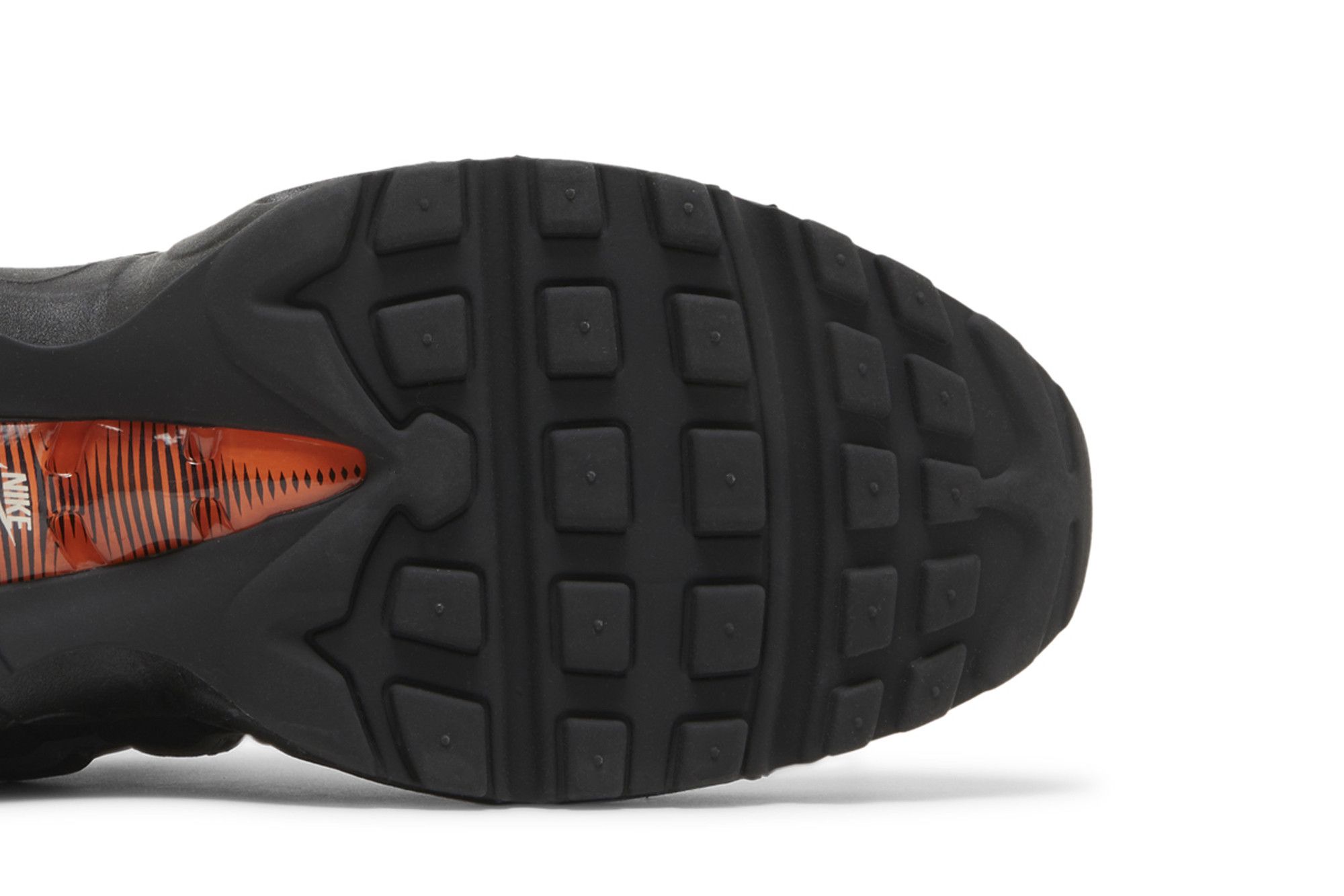 Orange black air max 95 clearance